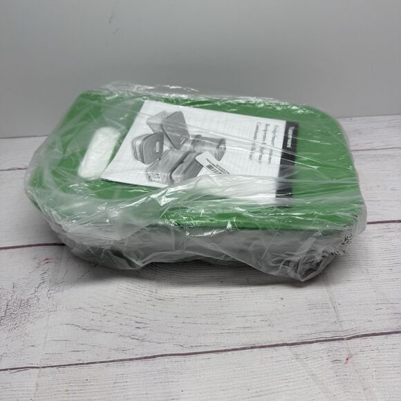 New Tupperware FridgeSmart Fruit Vegetable Storage Container 1-3/4 qt 7291 Green - Picture 6 of 7